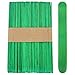 100 Wood Jumbo Craft Sticks Green Color