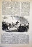 Long-Acre St Martin'S Hall Repeal Taxes Old Print 1851 tax