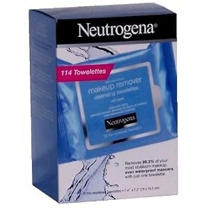 Neutrogena Makeup Remover Cleansing Towelettes, 114 Count