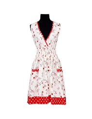 asd Living Loretta Apron with Cherry Soda Design by asd Living