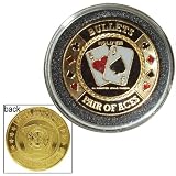 Trademark Poker Bullets Card Cover - Protect Your Hand