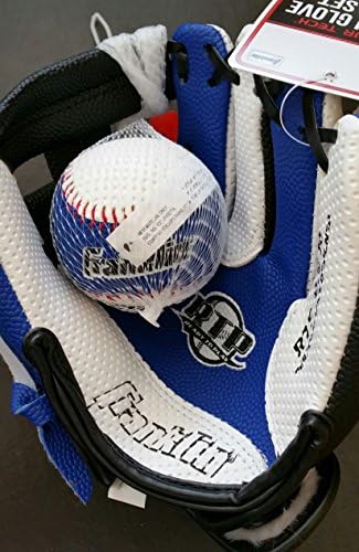Franklin 3+ Throwing Glove Plus Matching Ball (Blue)