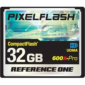32GB PixelFlash 600x CF Compact Flash Memory Card Reference One Series