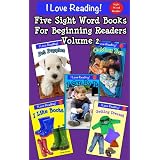 5 Sight Word Books For Beginning Readers (Volume 2) (I Love Reading) ~ Cindy Bracken