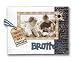 Search : Childrens Brother Buddy Picture Frame Gift "Theres No Buddy Like a Brother" Holds 4x6 Photo Boys Gift for Children's Nursery, Birthday, Grandparents, Any Occasion