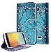 LG Tribute Case - NageBee - Design Dual-Use Flip PU Leather Fold Wallet Pouch Case for LG Tribute LS660 F60 (Fold Wallet plum blossom)