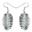 Handmade Fashion Sterling Silver women Earrings 1.75 inches