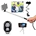 Extendable Selfie Stick - Handheld Monopod with a Complimentary Mini Tripod Stand & Lazy Cell Phone Holder & Bluetooth Remote for iOS & Android. This Selfie Stick is Compatible with iPhone 6 Plus 6 5S 5C 5 4S, Samsung Galaxy S6 S5 S4 S3, Note 4 3 2, LG G3 G2, Motorola Moto X G, Nexus 5, Sony Xperia