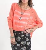 Nollie Womens Destroyed Sweater