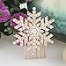 EVER FAITH Winter Snowflake Hair Side Comb Clear Austrian Crystal