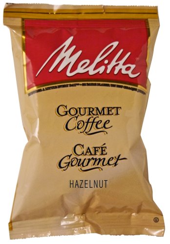 Melitta Gourmet Coffee Hazelnut Ground Coffee, 2.5-Ounce Pouches (Pack of 42)
