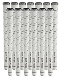 13 Piece Set - Golf Pride - VDR Standard Size .600 Golf Grips White