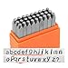 ImpressArt- Basic Metal Stamp Set, Lowercase, 2.5mm