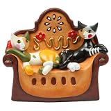 Rosina Wachtmeister Porcelain Cat Figurine Music Box - Infine Il Sonno