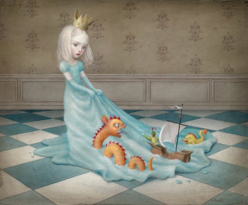 Nicoletta Ceccoli Love Will Tear Us Apart Wooden Jigsaw Puzzle