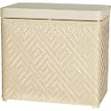 Cushion Top Bench Style Hamper - Natural (Natural) (19.5"H x 12.75"W x 21"D)