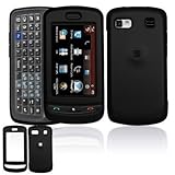 Black Rubberized Shield Protector Case for Lg Xenon Gr500