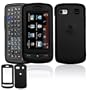 Black Rubberized Shield Protector Case for Lg Xenon Gr500