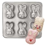 Wilton Mini Cakes Bunny Rabbit Pan Mold ~ 6 Bunnies per Pan