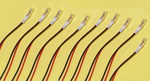 10 Grain of Wheat Bulb 12Vdc 3MM Clear 1/8" 7 inch leads