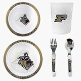 Purdue Boilermakers 5 Piece Children's Dinner Set by Duck House