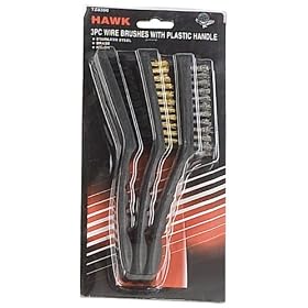 3PC BRUSH 9" SS BRASS NYLON:TZ63-06350