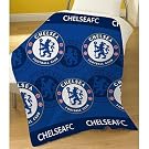 Childrens/Kids Boys Chelsea Football Fleece Blanket/Bed Throw