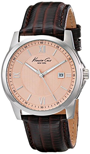 Kenneth Cole New York Men's 10019551 Classic Analog Display Japanese Quartz Brown Watch