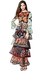 A-line Polyester/Spandex Flared-Skirt Party Dress 