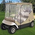 Classic Fairway Travel 4-Sided Golf Car Enclosure - Sand