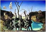 Editions Ricordi 6001N33012- Artstones ""DALI' SWANS REFLECTING ELEFANTS"" NEW 2010 2000 Teile Puzzle