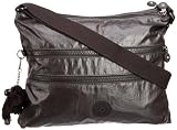 Kipling ALVAR K10967, Damen Schultertaschen, Schwarz (Lacquer Black 952), 33x26x4 cm (B x H x T)