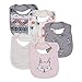 Rosie Pope Baby 5 Pack Bibs, Pink, One Size