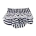 Gotd Baby Girls Sunsuit Outfit Stripe Backless Dress + Brief Infant Clothes (9M, Navy)