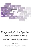 Progress in stellar spectral line formation theory