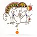 Jewelry : Rainbow Dancers Pin from the Artazia Collection #277 GP OP