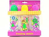 Barney And Friends 3 Pack / 8 Oz. Baby Feeding Bottles
