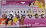 Disney Princess 7 Day Ring & Stick on Earring Set