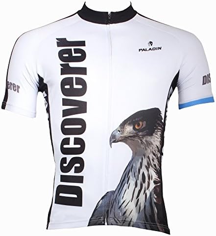 Paladin Men's Cycling Jersey Short Sleeve Discoverer Bike Clothing.Not USA Size Please Consult The Size Chart Before Ordering