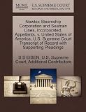 Newtex Steamship Corporation and Seatrain Lines, Incorporated, Appellants, v. United States of America, U.S. Supreme Court Transcript of Record with Supporting Pleadings