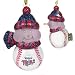 Minnesota Twins MLB All-Star Light-Up Acrylic Snowman Ornament (3)