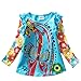 2015 NEAT Kid Girl Cotton Butterfly Lace Long Sleeve T Shirt Clothes 2-6 Years