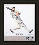 Chicago White Sox Framed Shoeless Joe Jackson Chiago White Sox Lithogaph By Michael Mellett MLB Baseball