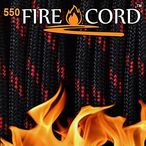 550 FireCord 25ft Thin Red Line