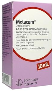 Metacam Oral Suspension - 1.5 mg/mL - 10 ml Metacam Oral Suspension - 1.5 mg/mL - 10 ml