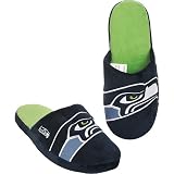 NFL Seattle Seahawks Men's Big Logo Slipper size large