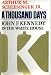 Books : A thousand days (Life)