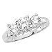 3 Diamond Anniversary Band 2 ct. in 14K White Gold (Highest Quality)