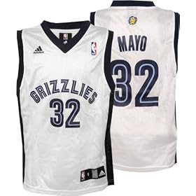 memphis grizzlies jerseys o.j. mayo youth jersey