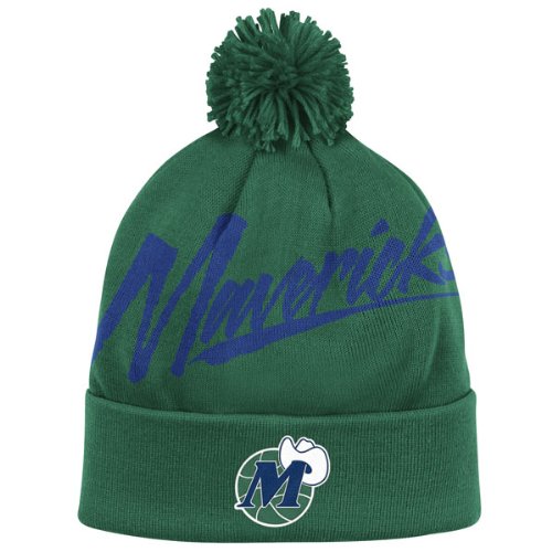 Dallas Mavericks Mitchell & Ness Vice Script Cuffed Knit Hat